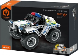 Konstrukcijski set iM.Master policijski auto na navlačenje, 199 dijelova