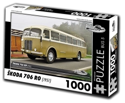 RETRO-AUTA Puzzle Autobus Škoda 706 RO (1951) 1000 dijelova