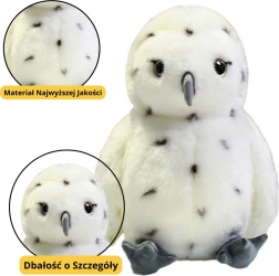 Bijela plišana sova 23 cm