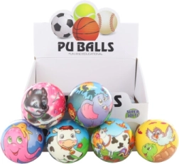 Meki loptić s životinjama 10 cm