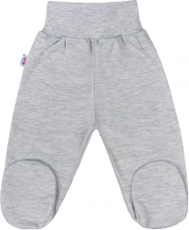 Dječje polupapuče New Baby Classic II sive 62 (3–6 mjeseci)