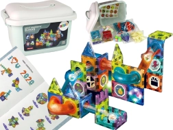 Kuglične staze Osvijetljena pista Magnetna 75 komada