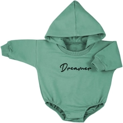 Bebi bodi baggy s kapuljačom Koala Dreamer zeleni