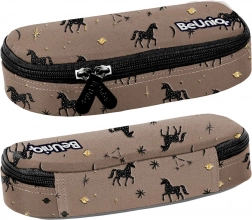 Paso školska pernica jednostruka smeđa s jednorozima