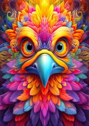 Puzzle Uporni Pogled 1000 dijelova