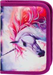 Školski pernica BAAGL Kraljevstvo jednoroga, jednoslojna