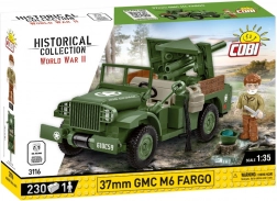 Model od kockica 37 mm GMC M6 Fargo