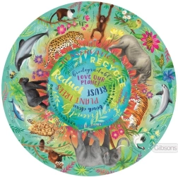 Okrugle puzzle Planeta B ne postoji, 500 dijelova – GIBSONS