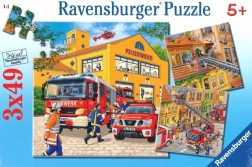 Ravensburger puzzle vatrogasci 3x49 dijelova
