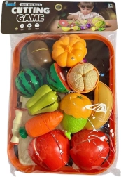 Kids' kitchen fruit and vegetable cutting set