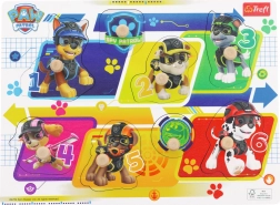Drvena slagalica s umetaljkama PAW Patrol, 8 dijelova