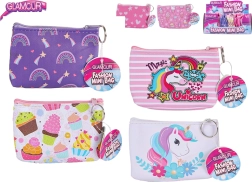 Glamour kids’ zip wallet 13 × 9 cm
