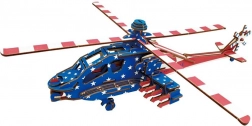 Drvene 3D puzzle Američki borbeni helikopter Apache