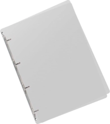 Prstenasti registrator A5 od prozirnog polipropilena, 4 prstena