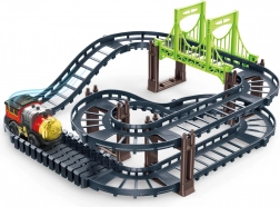 Vlak s lokomotivom 31 × 32 × 14 cm