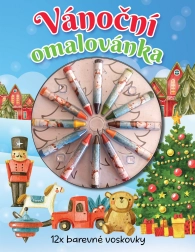 Božićne bojanke s voštanim bojicama