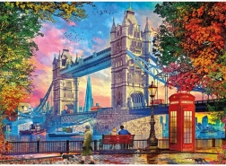 Puzzle Nebo nad Tower Bridgeom 1000 dijelova