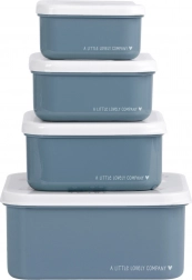 Set od četiri kutije za užinu A Little Lovely Company – Vozila