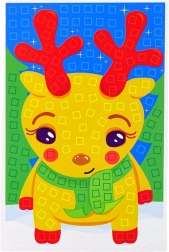 DIY šarena mozaika blagdanski veseli sobovi