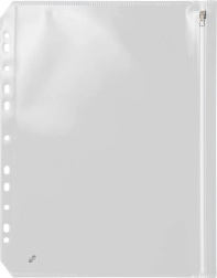 Pismo na zip A4 s euro-vješalicom prozirno