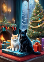 Bluebird Puzzle čekanje na Božić 300 dijelova