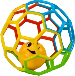 Gumena dječja lopta sa zvečkom Zvončica Šarena