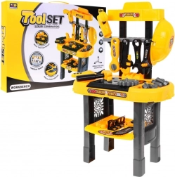 Set alata s radnim stolom za malog mehaničara