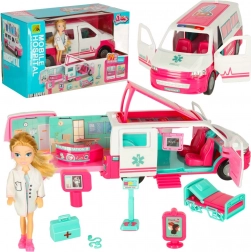 Mobilna ambulantna bolnica s lutkom i priborom