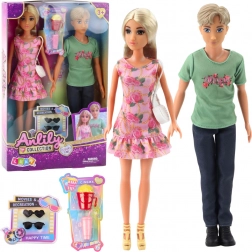 Set lutaka Anlily Djevojka s Dječakom i Dodacima