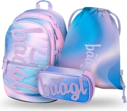 Set BAAGL Core Sky: Ruksak, Pernica i Vrećica za Školarce