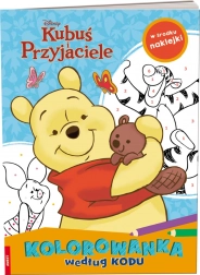 Medvjedić Pooh i prijatelji – bojanka po kodu
