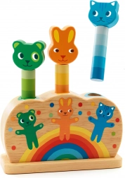 Drvena igračka Iskakajuće životinjice Djeco