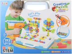 Šarafciger građevinski set s bušilicom – 193 dijelova