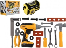 Dječji set alata s aku bušilicom i torbom