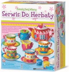 Mini čajni set za kreativno oslikavanje