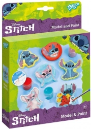 set za lijevanje i bojanje figurica STITCH od gipsa