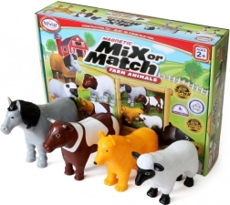 Malblo Magnetic – Farm Animals, Magnetic Building Set for Kids