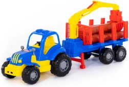 Machr - traktor s šumarskom prikolicom