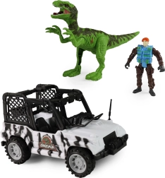 Auto Dino Park s dinosaurom sa zvukom i svjetlom