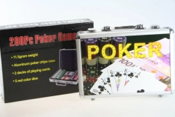 set za poker u aluminijskom koferu 200 dijelova