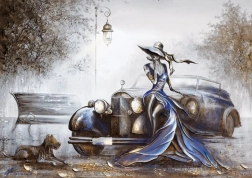 Puzzle Dama u plavom 1000 dijelova MAGNOLIA