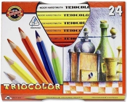 Trokutaste jake pastele KOH‑I‑NOOR Triocolor 24 kom