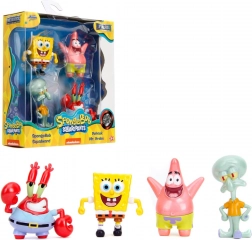 SpongeBob set 4 metalnih kolekcionarskih figurica 5–7 cm