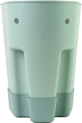 Shnuggle Ellie bath toy storage basket eucalyptus green - 1 piece