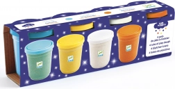 Djeco šarena metalik plastelin s odsjajima