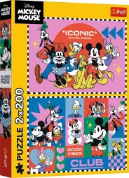 Puzzle 2×200 dijelova Disney – vrijeme s prijateljima