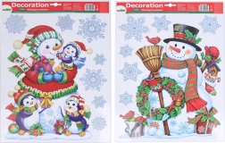 Božićna dekoracija za prozor 41 × 29 cm