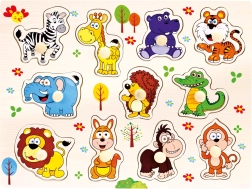 Bino drvene slagalice safari 11 dijelova