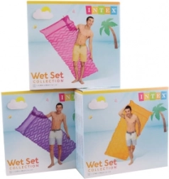 Nafukovajući madrac za vodu 229 × 86 cm s valovitom strukturom i jastukom