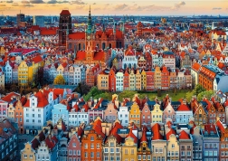 TREFL puzzle Premium Plus Photo Odyssey – pogled na Gdanjsk, Poljska, 1000 dijelova
